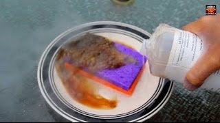 Sulfuric Acid and Sponge Reaction - Chemistry experiment